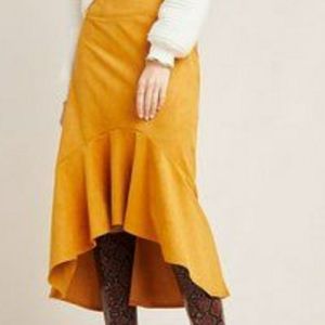 Anthroplogie maeve high low skirt